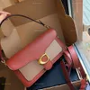 Vrouw ontwerper schouder Sacoche Red Tabby S Men Mode luxe Handkoppeling Tote Lederen Turnus Uette Top Kwaliteit Crossbody Wallet Satchel Envelop 777