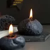 3 -stks kaarsen mini meteoriet geurkaarsen kaarsen zwarte geometrie fragance kaarsen plezier brutaal cadeau verjaardag Nordic Home Decor