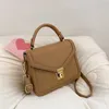 Texturbeutel Steinmuster Handtasche für Frauen früh Herbst vielseitige einzelne Schulter -Crossbody -Tasche Mode tragbare kleine Quadrat