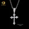 Designer Jewelrystock Fine Jewelry Collier Silver 925 Iced Out Hip Hop Jewelry Men Women VVS Moisanite Diamond Cross Pendant
