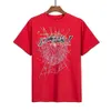 SP5DERS T-shirtdesigner 55555 tee lyx mode mens tshirts unga thug rosa webbtryck sommar avslappnad kortärmad t-shirt