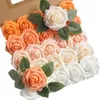 Decoratieve bloemen 10/20 -stcs Rose kunstmatige neprozen voor doe -het -zelf bruiloftsboeketten centerpieces arrangements Party Home Decor
