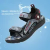 Sneakers Summer Childrens Sandaler Fashion Sports Shoes Boys and Girls Outdoor Beach Shoes Childrens Anti Slip Shoes Outdoor Sports Running Sandals Q240506