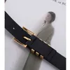 S 2023 Nuovo Fashion Gold Sitiver Square Pinture Cinture per fibbia per donne Black Brawn Washband Dress Dreps Jeans Regolable Belst J240506