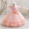 Robe de performance pour enfants en dentelle de robe princesse Festival robe pompadour robe de gaze robe d'une an robe robe de robe