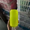 Tasse en verre de sublimation de 16 oz avec couvercle en plastique en plastique de couleur gobelet gobelet peut bière tasse de bière en verre de consommation nouvelle