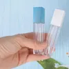 Opslagflessen 1 stc 5,5 ml vierkante lege plastic lipgloss buis Revulbare fles herbruikbare monstercontainer voor lippenstift cosmetica