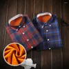 Camisas casuais masculinas camisa masculina camisa masculina flanela de flanela masculina outono inverno primavera grossa lã quente algodão manga longa 5xl