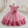 Robe de performance pour enfants en dentelle de robe princesse Festival robe pompadour robe de gaze robe d'une an robe robe de robe