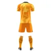 Soccer Jerseys Men's Tracksuit 22-23 World B Netherlands Home Team Football Kits Set Set Adult Set Taille 16-3XL