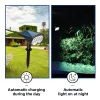 Zonne -LED -licht Verstelbaar Solar Spotlight Ground IP65 Waterdichte landschap Wandlamp buitenverlichting Lawn Lights