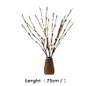 Kerst Tree Decoratie Willow Branch 20 Bollen knipperende LED -licht String Tall Vase Willow Twig Lamp Home GA BBYPKN PACKING20104643307