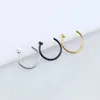 Body Arts 2/3pcs nep neu ringen voor vrouwen 316L roestvrijstalen lipringen labret ring neusgat nostril piercing piercing studs neus piercing sieraden d240503