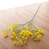 装飾的な花Docidaci赤ちゃんは、手作りのウェディングパーティールームの家の装飾用のための人工プラスチック製ジプソフィラDiy花の花束