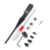 Optics 1 Set Adaptateurs réglables Rifles Kit de collimateur Switer Collimator à alésage laser rouge avec viseuse laser pour .22 à .50 Calibre Rifie