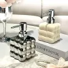 Spender Deluxe Press Lotion Flasche Waschstation Badezimmerzubehör Shampoo Spender Flaschenbehälter Seifenspender Heimatkoration Modern