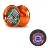 Yoyo 5 Farben Y02-B nicht reagieren yoyo aluminiumlegierter professioneller Yoyo Ball mit LED-Licht für fortgeschrittene Spieler, die auf der Bühne auftreten können