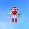 무료 성인 배달 키트 어린이 플라잉 장난감 두루마리 낙하산 바람 도구 팩 쟁기 튜브 글라이더 240428