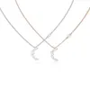Swarovskis Halskette Designer Frauen Original Qualität Luxus Mode Anhänger frischer Halbmond Halskette für Frauen Romantische charmante Mondkristallkragen Kette
