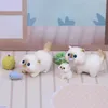 Kawaii Azuki Blind Box Bean Curd Small Siam Daily Fashion Play Cute Dog Mystery Hand Action Doll Cat Ornamenten Kinderen cadeau 240426