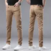 Herren Jeans Designer Luxus dünne High-End-Jeans Jeans Jugend Slim Fit Leggings elastische Baumwollmarke Freizeithosen Europäische Waren V8BB