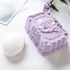 Dishes Bathroom Soap Box With Lid Rose Carved Soap Box Creative Travel Portable Soap Small Box Soap Dishes Holder Portable Soap Dishes