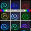 Wandlampen RGB Spiralloch LED Leuchten Effekt Lampe mit Fernbedienungs -Farbton für Party -Stangen -Lobby KTV Home Dekoration Drop Lieferung DHHMB