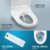Covers TOTO SW3084#01 WASHLET C5 Electronic Bidet Toilet Seat with PREMIST and EWATER+ Wand Cleaning, Elongated, Cotton White
