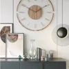 Horloges murales Minimaliste grand art coréen Design Restaurant créatif silencieuse silencieuse Nordic Fashion Reloj Pared Home Decor