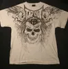 Herr t-shirts y2k tshirt nya harajuku hiphop skalle mönster tryck överdimensionerad t shirt män kvinnor korta slved toppar gotisk tshirt strtwear t240506