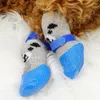 Köpek çorapları Kediler ve köpekler için sıcak örgü su geçirmez kedi ayakkabıları çizik geçirmez ayak kaplar anti -haşhaş ayakları evcil hayvan oyuncusu 240428