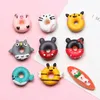 Charm niedlich Cartoon Charakter Donuts Harz für Schmuck Erkenntnisse DIY Bastel Ohrringe Anhänger Halskette Accessoires