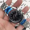 Дизайнерские часы Reloj смотрит на aaa Quartz Watch Oujia haima Six игл Черная поверхность стальной группы Luminous Quartz Watch Kl007 Quartz Watch H