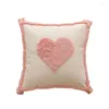 Pillow Ins Style divano trapuntato rosa Casa Small Fresh Love decorazione combinata di custodie staccabili