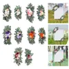 Декоративные цветы Элегантная зелень свадебная арка цветочная дисплей - церемония ручной работы
