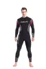 Trajes Últimos Hisea Scuba Diving Suit Men 3 mm Traje de buceo de neopreno Natación de natación Triatlón Traje de buceo para hombres