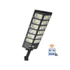 Réchauffance de rue solaire 12 têtes 504led extérieur imperméable à la luminosité de luminosité à LED avec capteur de mouvement télécommande pour le jardin dro dhsgf