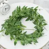 Decoratieve bloemen bruiloft Arch decoratie multifunctionele plastic lichte lichtfast simulatie groen planten muur decor planten klimmen ratans hangen