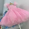 410 Jahre schicke Mädchen Kleid Jahr Party Abendkleider eleganter Prinzessin Ball Wedding Kids Kleider für 240413