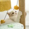 Scratchers Cactus Cat Scratching Posts Cat Jumping Platform Cat Tree Sisal Column Grinding Claw Divine Tool Playing Cat Ball Cat Condo