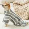 Vêtements de chien Bathrobe chaud réglable confortable sac de bain à séchage rapide rapide Polyester coral velours animal