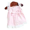 Dog Apparel Stylish Puppy Dress Windproof Skirt Thin Dress-up Pet Vest Sleeveless Clothes