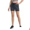 Tenue de yoga L-151 Shorts Pantalons Femmes Running Dames Casual Outfits Adt Sportswear Girls Exercice Fitness Wear Sports Drop Livrot OU DHGQJ