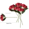 Flores decorativas 5pcs