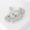 Brooches Fashion Alloy Rhinestone Crown Brooch Women's Dress Party Pin Gifts Jewelry