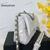 Chanellly CChanel Chanelllies 19 Series Women Designer Flap Bag Quilted Tote Pearly CC White 6 Colors GoldSilver Chain Genuine Leather Crossbody Shoulder Handbag 2