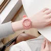Нарученные часы Силиконовые часы для экзаменационных наблюдений Учащихся для девочек Школы водонепроницаемы