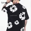 Camiseta para hombres Diseñador de camiseta Teers Shorts Teaes Camisetas para hombres Impresión de espuma de alta calidad Impresión de manga corta suelta Pantalones recortados Mujeres 4BW