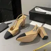 Sandage d'été Sandales épaisses Chaussures habillées 9 cm