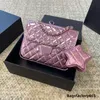 Chanei Classic 24 Ny lyxväska Designer Bag Women Knapsack Fashion Diamond Lattice Chain Lacquer Leather Rackpack French Brand Double Lett
